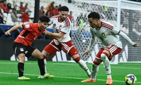تعادل منتخب الإمارات مع نظيره المصري في بطولة كأس العرب